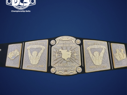 Mid South North American Title Championship Belt 2 Layers