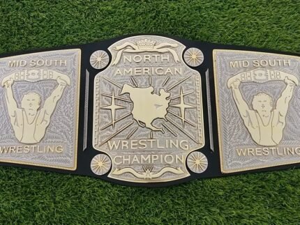 Mid South North American Title Championship Belt 2 Layers