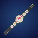 TEXAS Wrestling Belt Silver