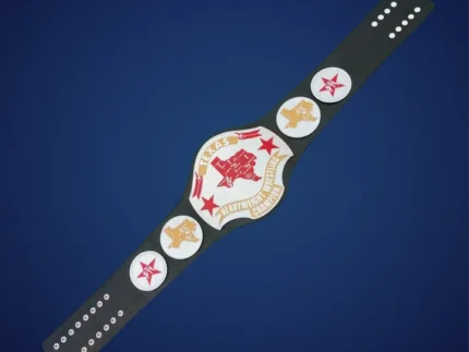 TEXAS Wrestling Belt Silver
