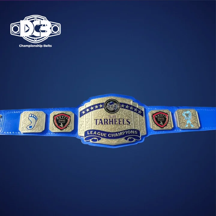Custom UNC Tar Heels Championship Belt Wrestling
