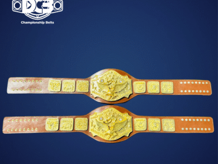 World Tag Team Heavyweight Wrestling Championship Title Belt (Gold Edition)