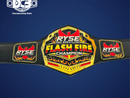 Custom RYSE Pro Wrestling Flash Fire Championship Belt
